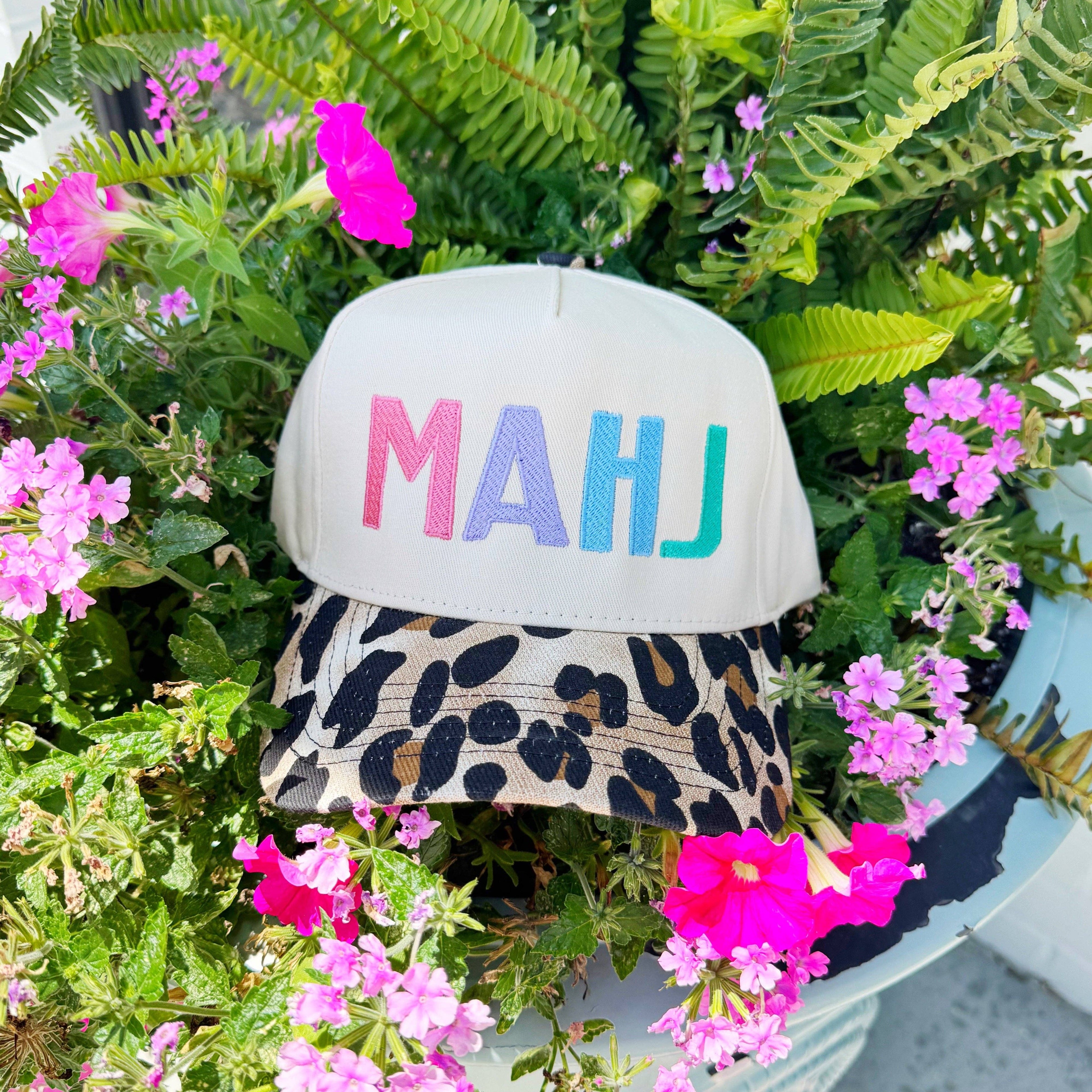 Mahj Leopard Hat - Adult & Kids T-Shirts, Sweatshirts & Hoodies apparel design preview 1
