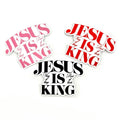 Jesus Is King Stickers - Adult & Kids T-Shirts, Sweatshirts & Hoodies apparel design preview 1