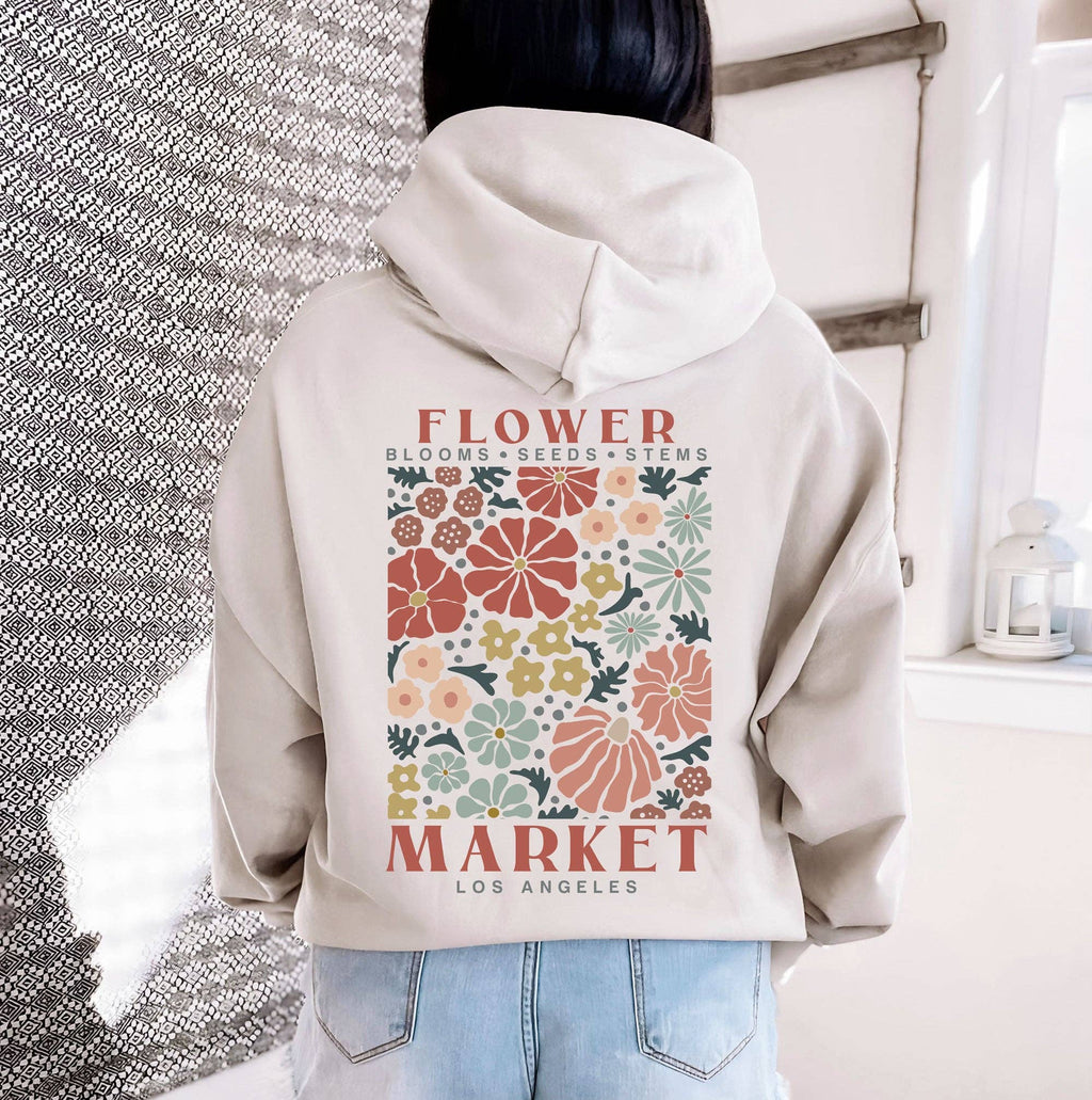Custom Flower Market S-2XL - Adult & Kids T-Shirts, Sweatshirts & Hoodies apparel design preview 1