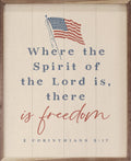 There Is Freedom 2 Corinthians 3:17 White - Adult & Kids T-Shirts, Sweatshirts & Hoodies apparel design preview 1