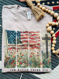 One Nation Under God Cream Patriotic Faith Graphic - Adult & Kids T-Shirts, Sweatshirts & Hoodies apparel design preview 1