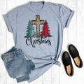 Leopard Merry Christmas Jesus - Adult & Kids T-Shirts, Sweatshirts & Hoodies apparel design preview 1