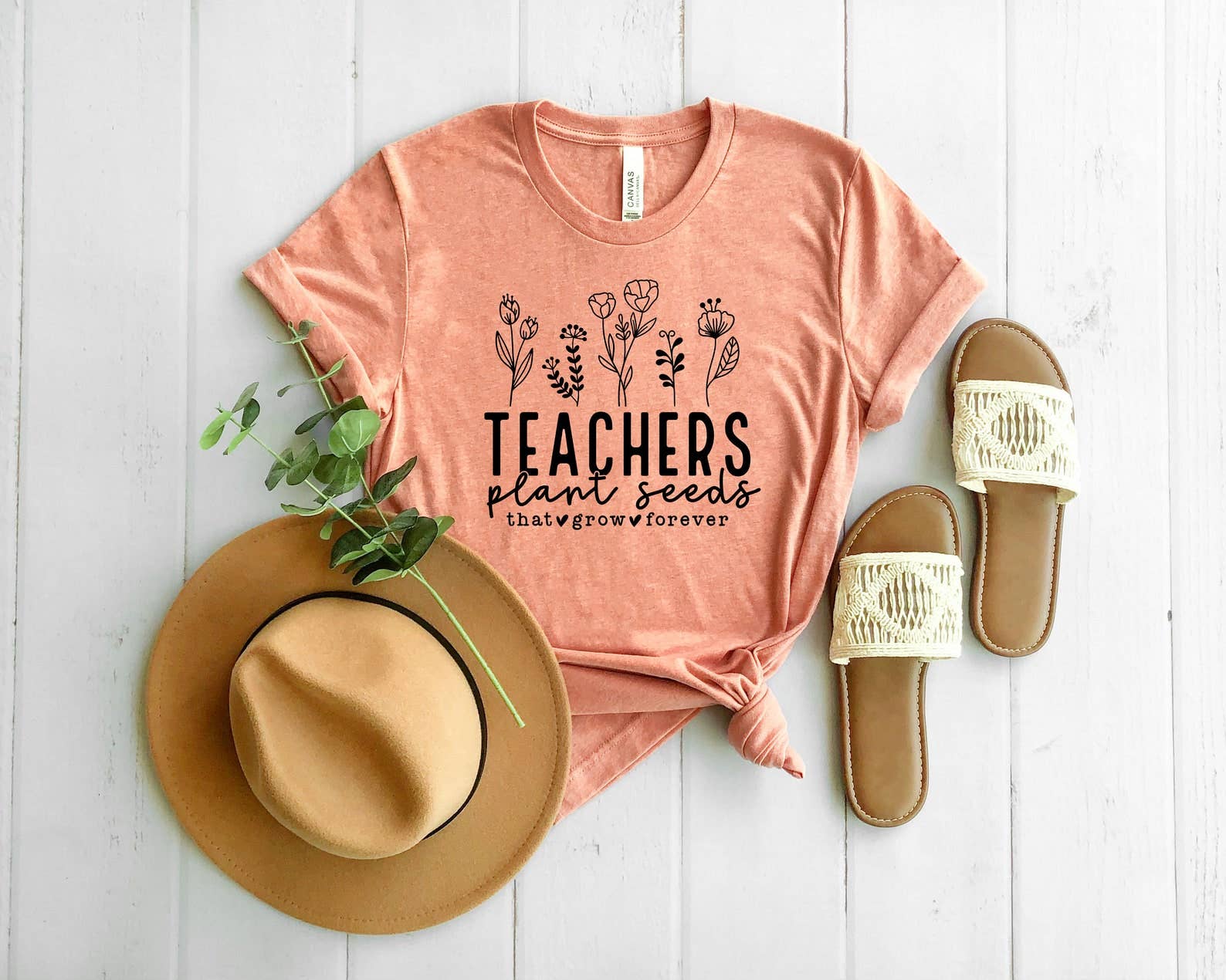 Teachers Plant Seeds - Adult & Kids T-Shirts, Sweatshirts & Hoodies apparel design preview 1