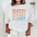 Custom Wavy Location Crewneck S-2XL - Adult & Kids T-Shirts, Sweatshirts & Hoodies apparel design preview 1