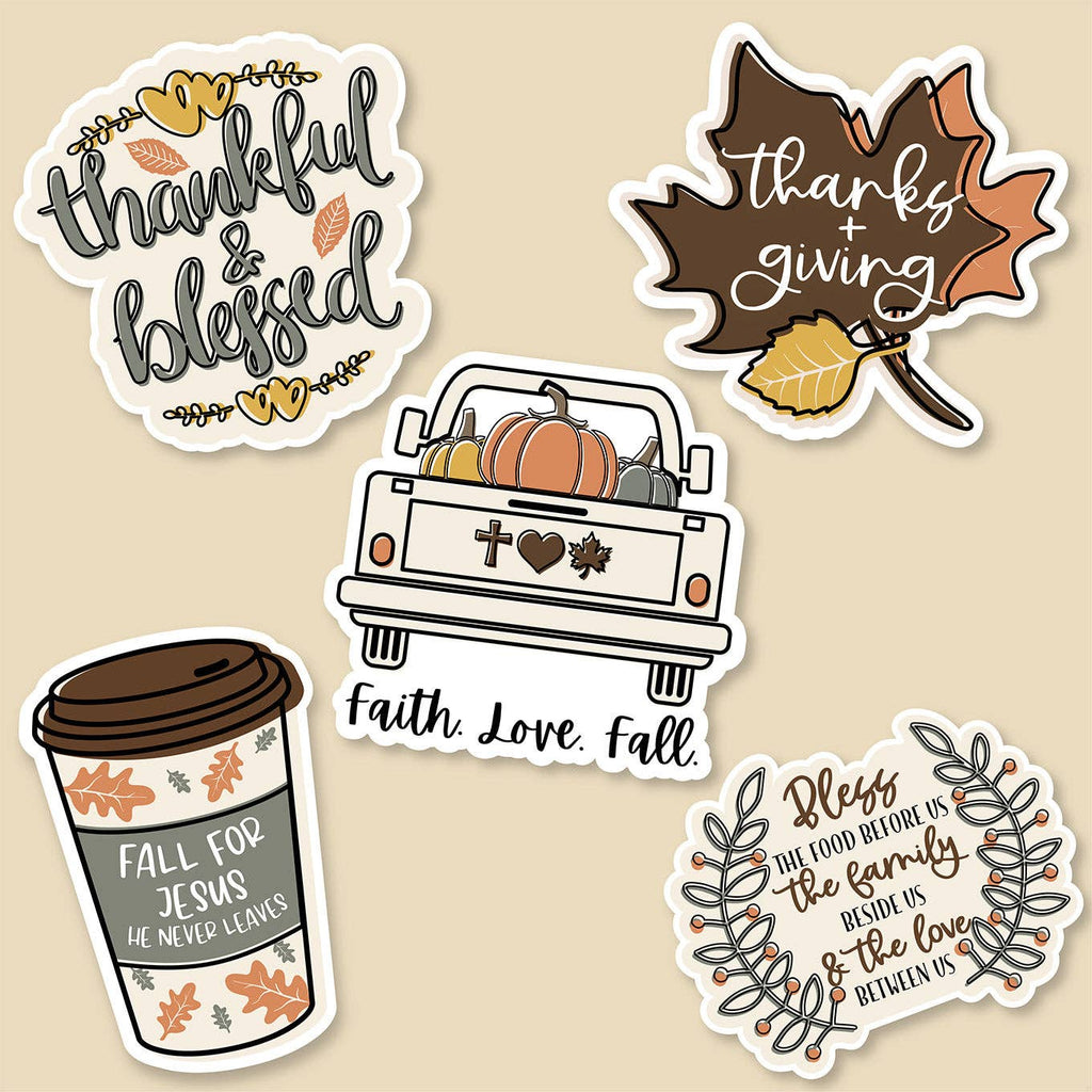 Christian Sticker Pack Thanksgiving - Adult & Kids T-Shirts, Sweatshirts & Hoodies apparel design preview 1