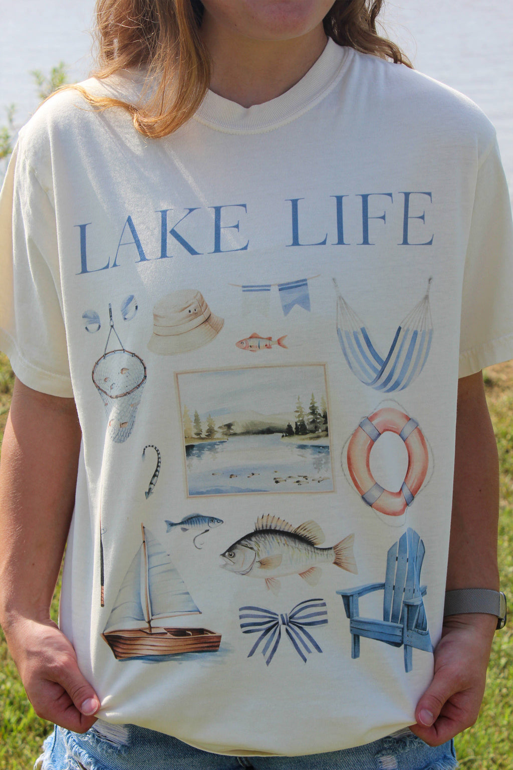 Lake Life Graphic - Adult & Kids T-Shirts, Sweatshirts & Hoodies apparel design preview 1
