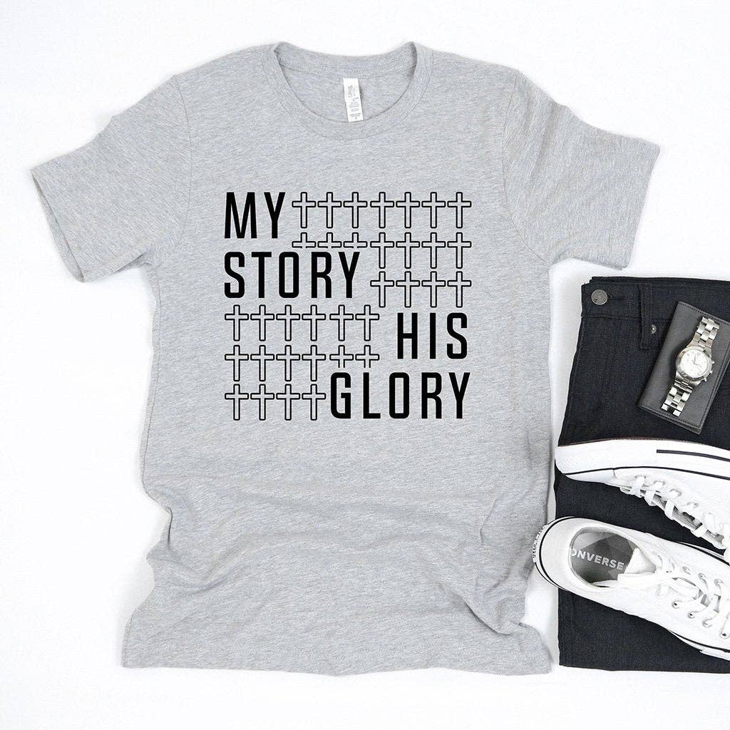 My Story His Glory Men's Graphic - Adult & Kids T-Shirts, Sweatshirts & Hoodies apparel design preview 1