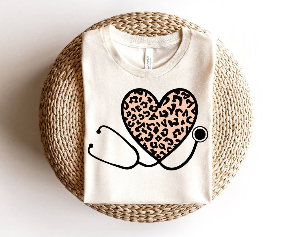 Leopard Stethoscope - Adult & Kids T-Shirts, Sweatshirts & Hoodies apparel design preview 1