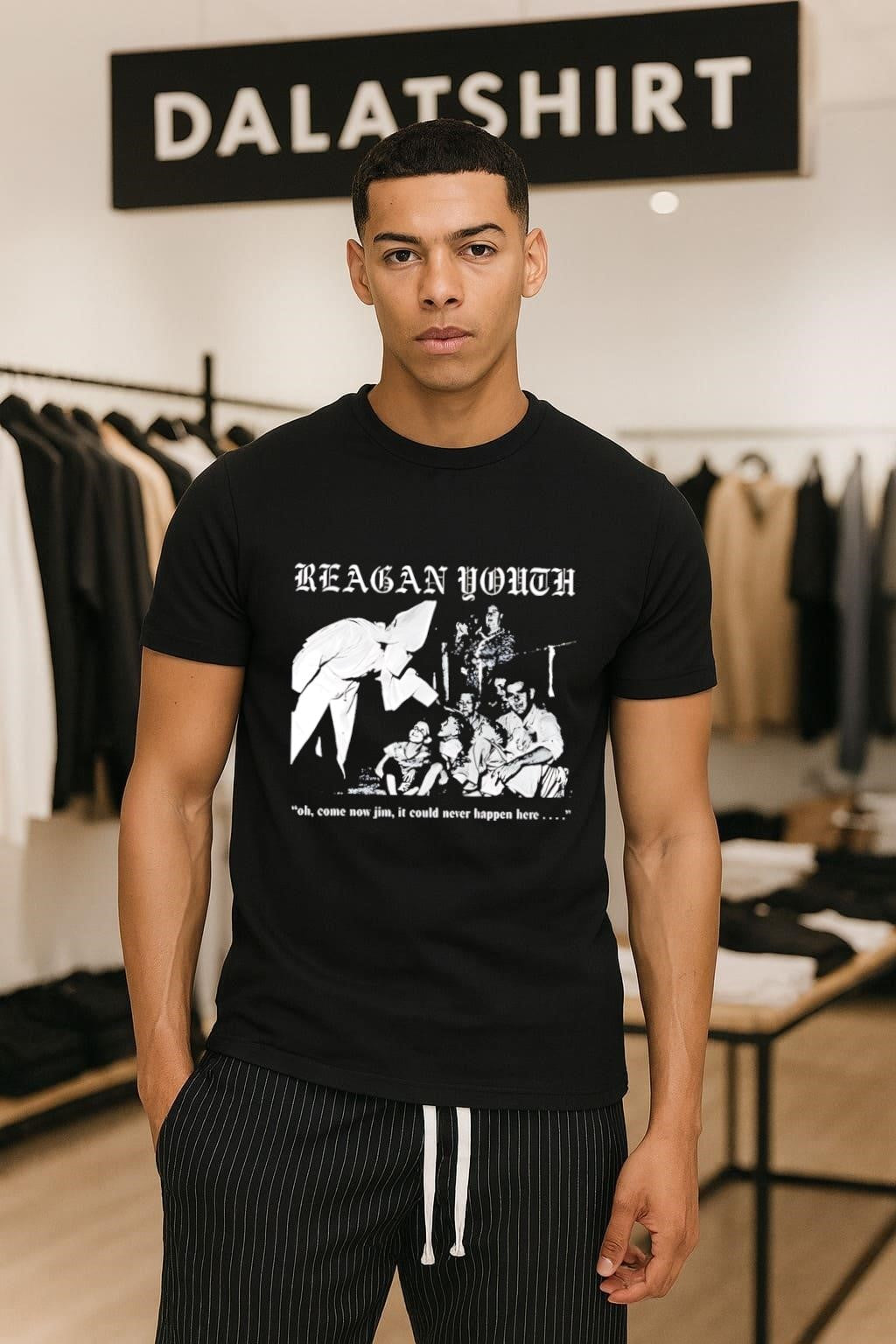 Reagan Youth Oh Come Now Jim It Could Never Happen - Adult & Kids T-Shirts, Sweatshirts & Hoodies apparel design preview 1