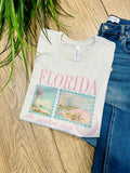 Florida Stamps Summer Graphic - Adult & Kids T-Shirts, Sweatshirts & Hoodies apparel design preview 1