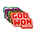God Won Hydroflask Stickers - Adult & Kids T-Shirts, Sweatshirts & Hoodies apparel design preview 1