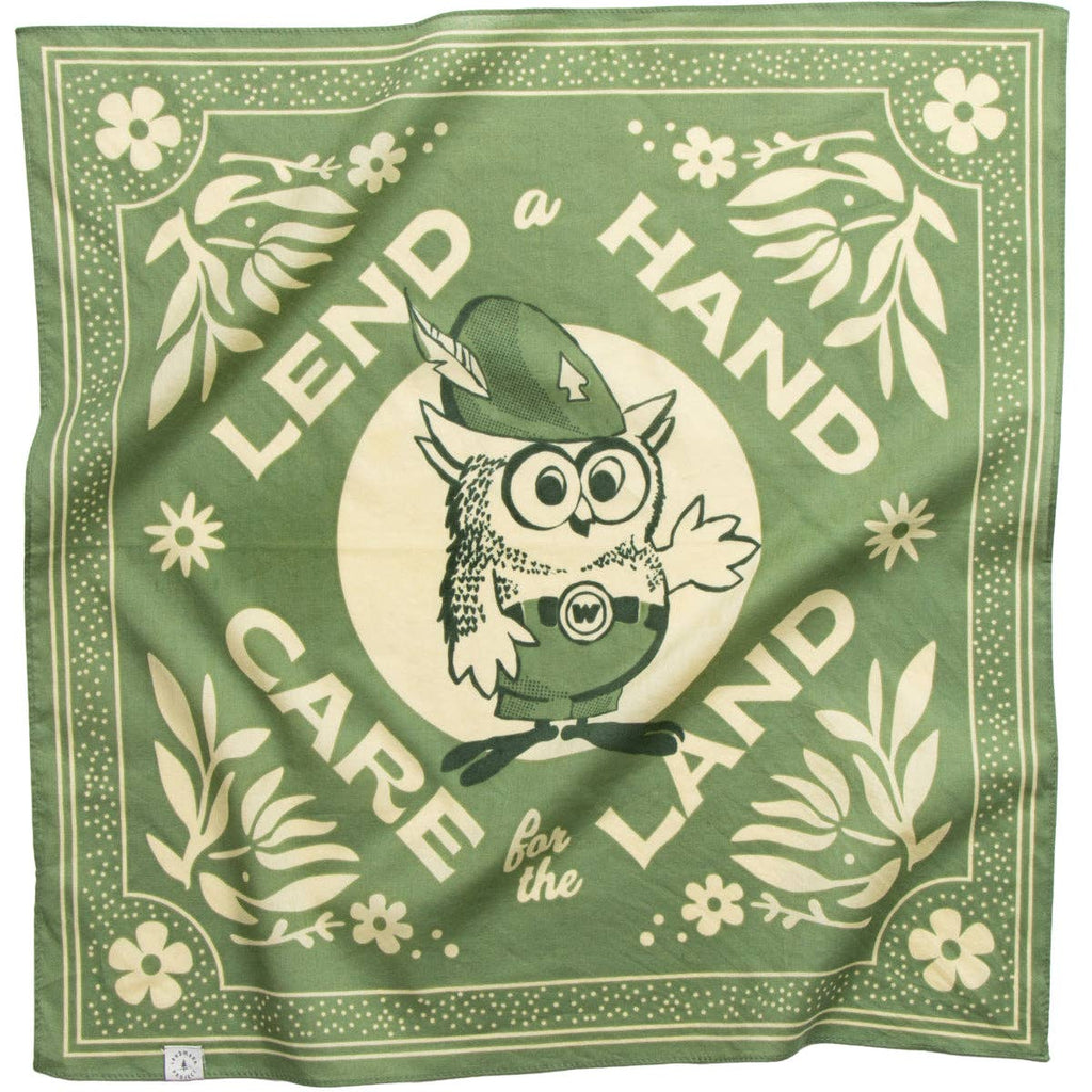 Woodsy Owl Bandana - Adult & Kids T-Shirts, Sweatshirts & Hoodies apparel design preview 1