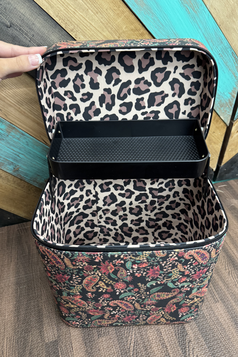 Paisley Wild Makeup Box - Adult & Kids T-Shirts, Sweatshirts & Hoodies apparel design preview 1