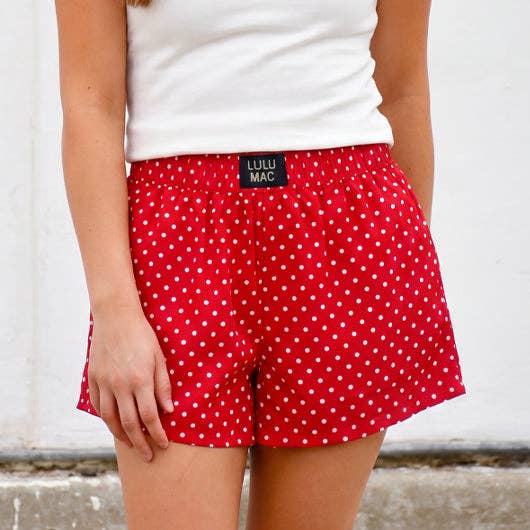 Bxmpd- Red Mini Polka Dot Boxer - Adult & Kids T-Shirts, Sweatshirts & Hoodies apparel design preview 1
