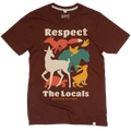 Respect the Locals Unisex Short Sleeve - Adult & Kids T-Shirts, Sweatshirts & Hoodies apparel design preview 1
