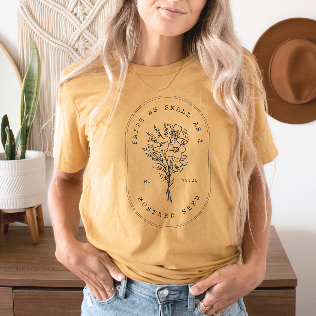 Mustard Seed Faith Women's Christian Graphic - Adult & Kids T-Shirts, Sweatshirts & Hoodies apparel design preview 1