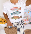 Colorful Sardines Fish Graphic Summer - Adult & Kids T-Shirts, Sweatshirts & Hoodies apparel design preview 1