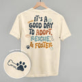 Adopt, Rescue, Foster (Back Print) - Adult & Kids T-Shirts, Sweatshirts & Hoodies apparel design preview 1