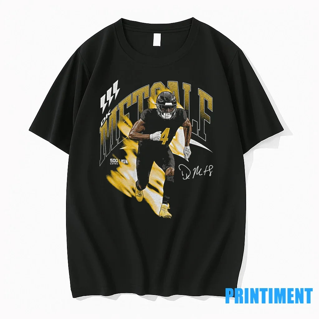 Dk Metcalf Pittsburgh Football 08 Sweater - Adult & Kids T-Shirts, Sweatshirts & Hoodies apparel design preview 1