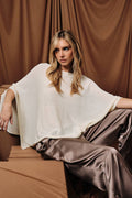 Loose Fit Open Knit Sweater Cape Top - Adult & Kids T-Shirts, Sweatshirts & Hoodies apparel design preview 1