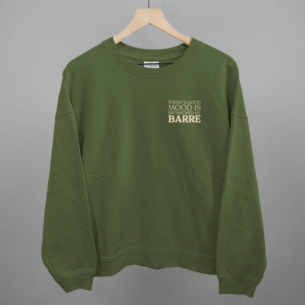 Good Mood Sponsored By Barre (Left Chest) - Adult & Kids T-Shirts, Sweatshirts & Hoodies apparel design preview 1