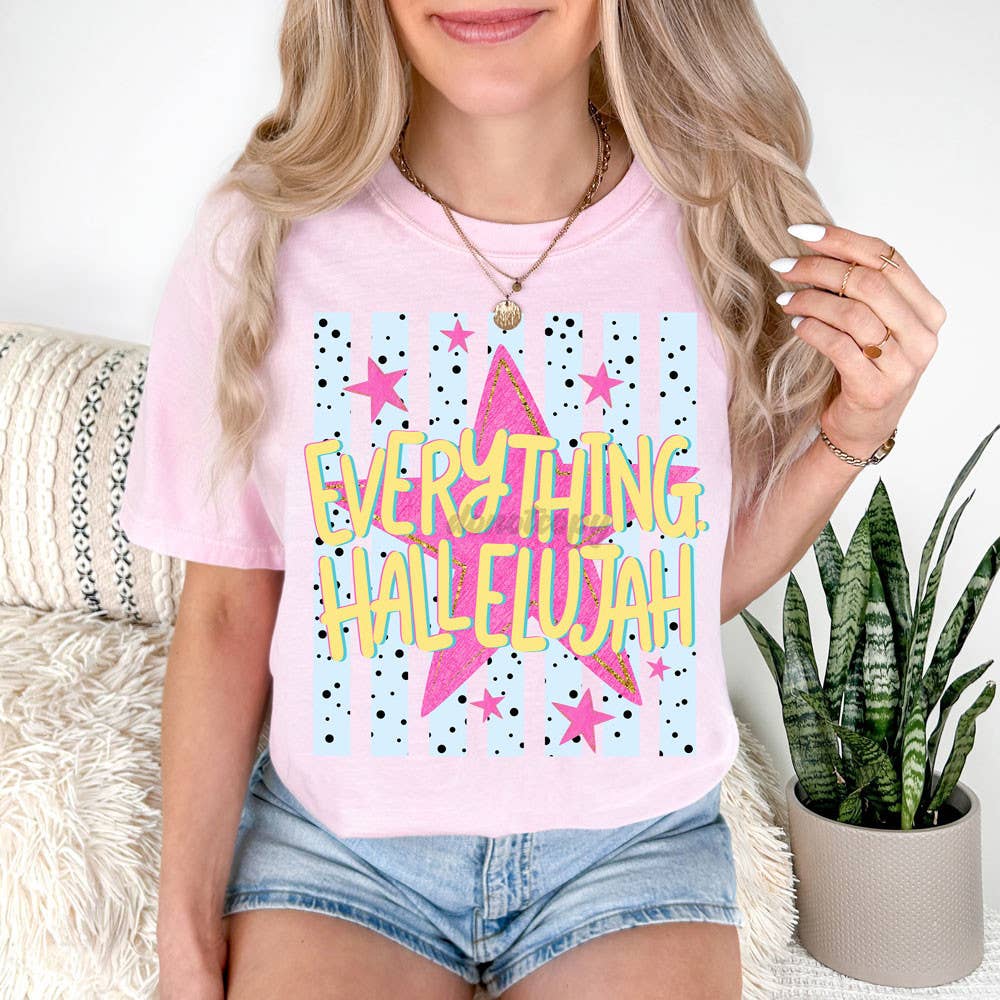 Everything Hallelujah - Adult & Kids T-Shirts, Sweatshirts & Hoodies apparel design preview 1