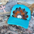 Western Feather Trucker Hat Retro Crown - Adult & Kids T-Shirts, Sweatshirts & Hoodies apparel design preview 1