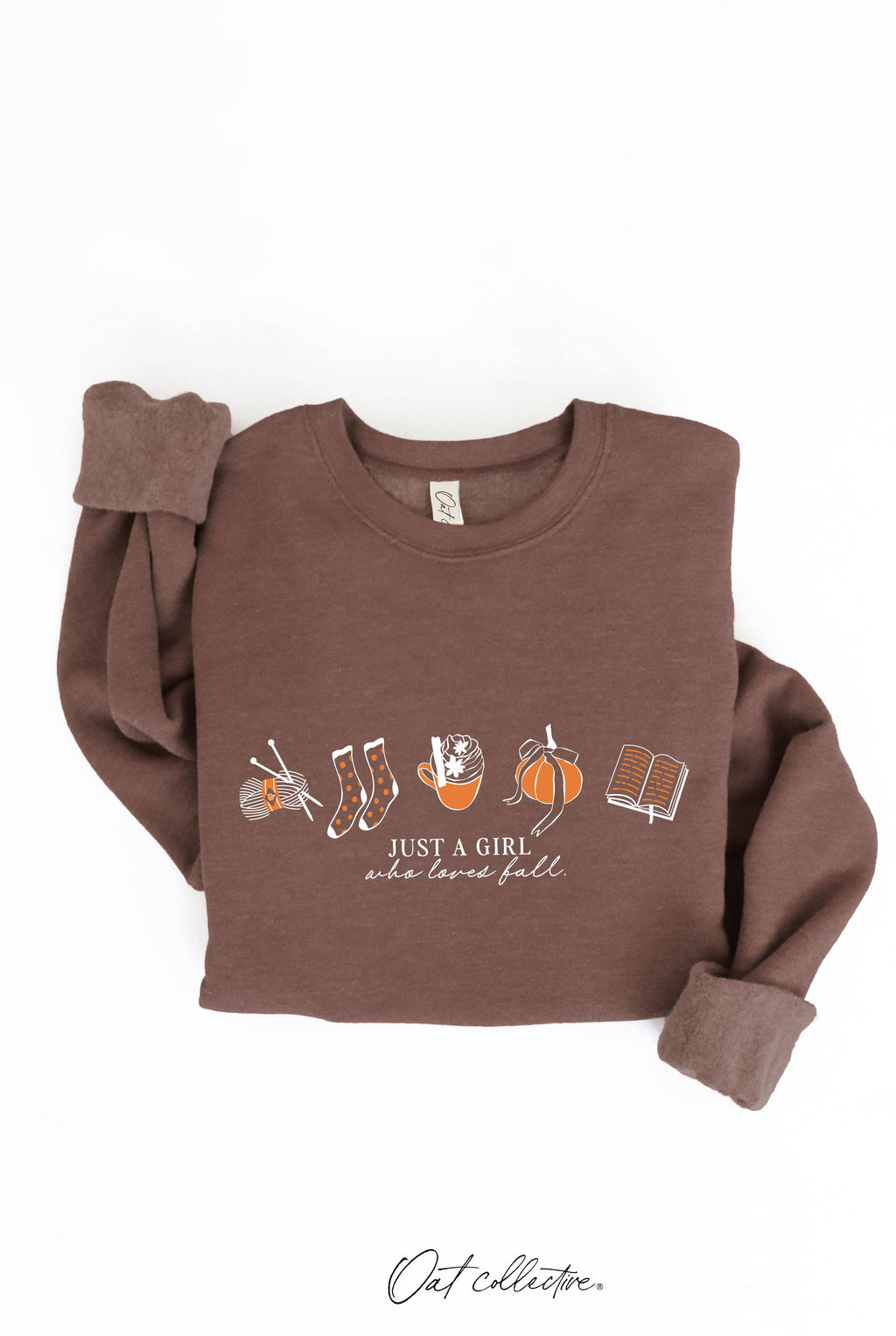 Just A Girl Who Loves Fall Graphic - Adult & Kids T-Shirts, Sweatshirts & Hoodies apparel design preview 1