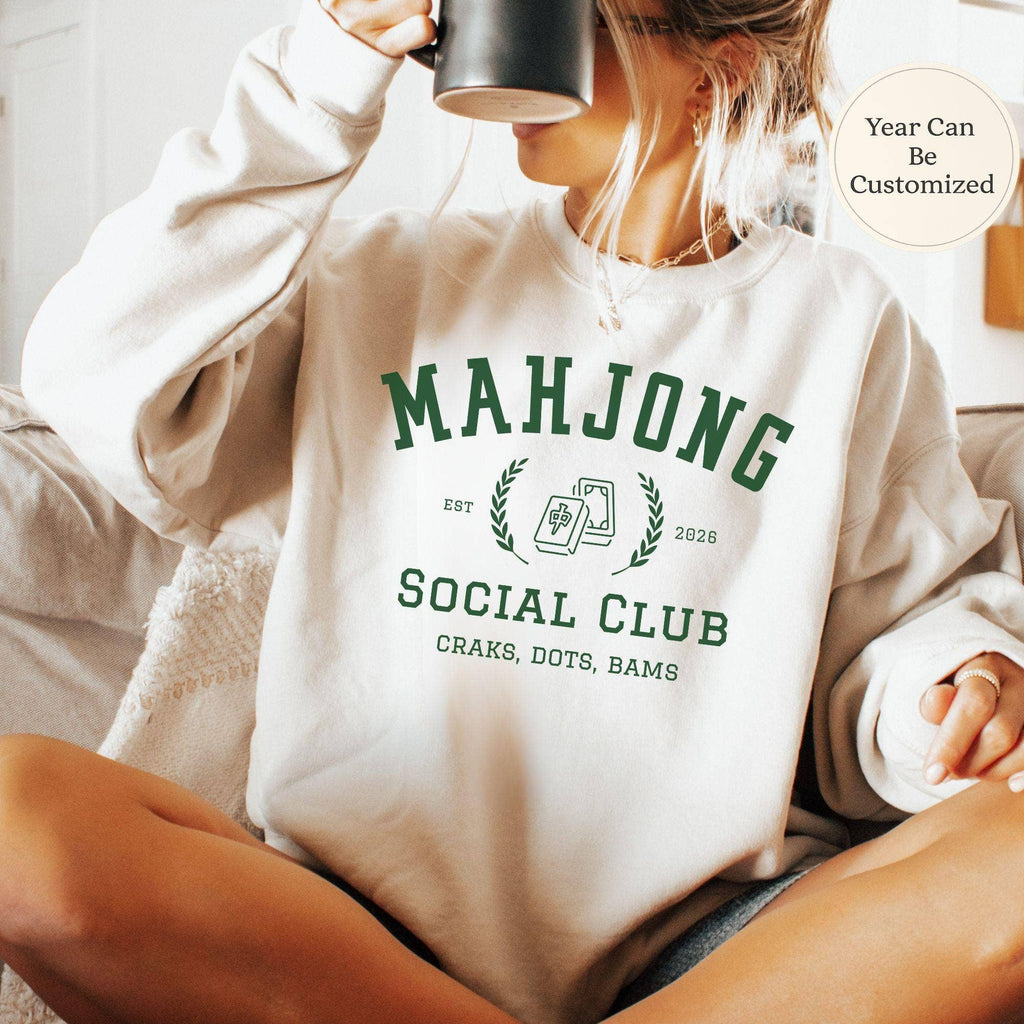 Mahjong Social Club - Adult & Kids T-Shirts, Sweatshirts & Hoodies apparel design preview 1