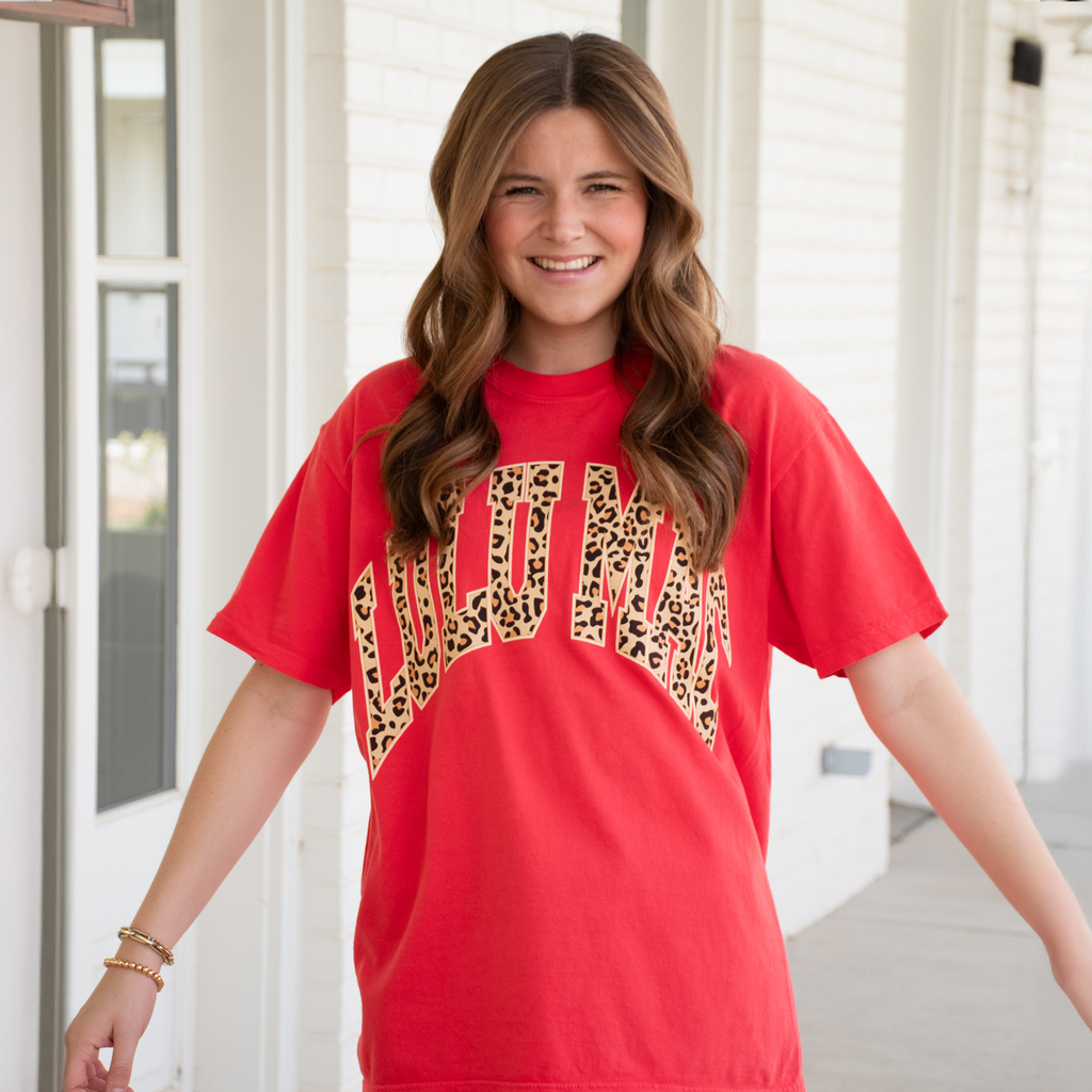 LM-LP-1000 Leopard Adult Paprika Comfort Colors - Adult & Kids T-Shirts, Sweatshirts & Hoodies apparel design preview 1