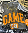 Game Day Orange Polka Dots - Adult & Kids T-Shirts, Sweatshirts & Hoodies apparel design preview 1