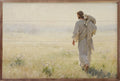 Spring Jesus with Lamb - Adult & Kids T-Shirts, Sweatshirts & Hoodies apparel design preview 1