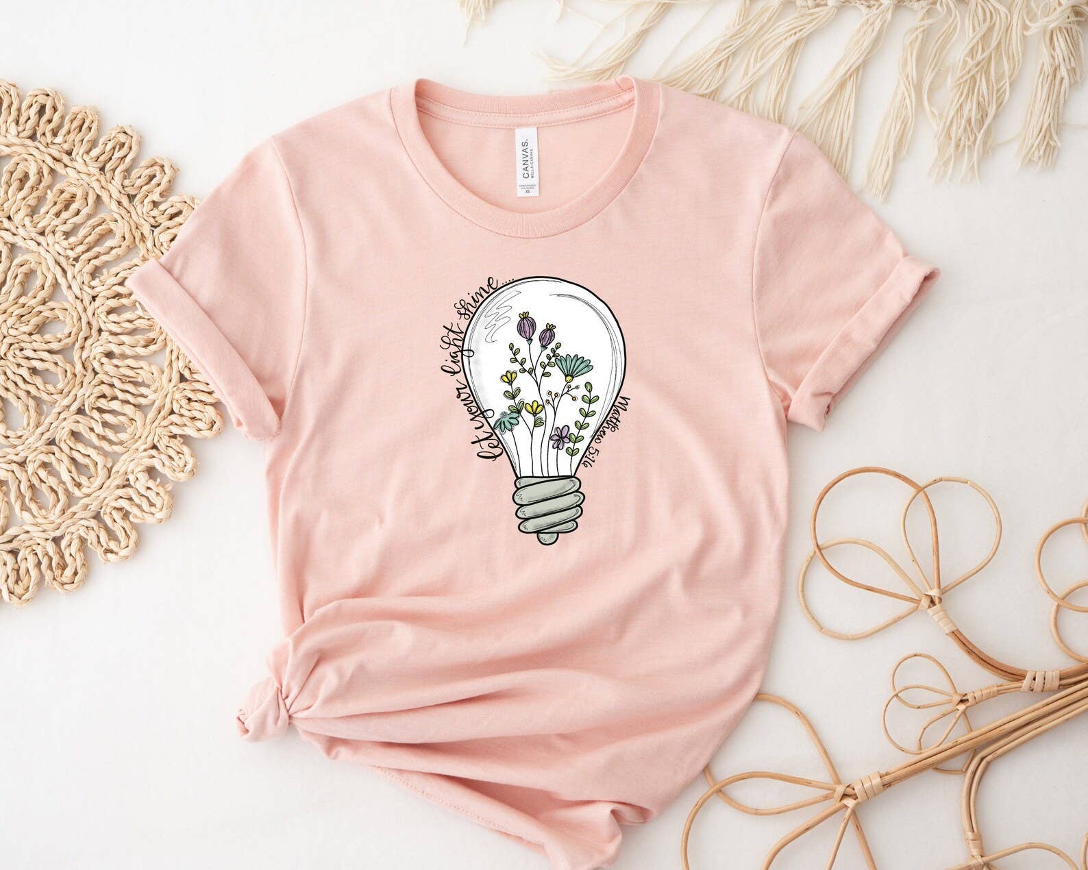 Let Your Light Shine Matthew - Adult & Kids T-Shirts, Sweatshirts & Hoodies apparel design preview 1