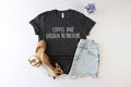 Coffee and Golden Retrievers - Adult & Kids T-Shirts, Sweatshirts & Hoodies apparel design preview 1