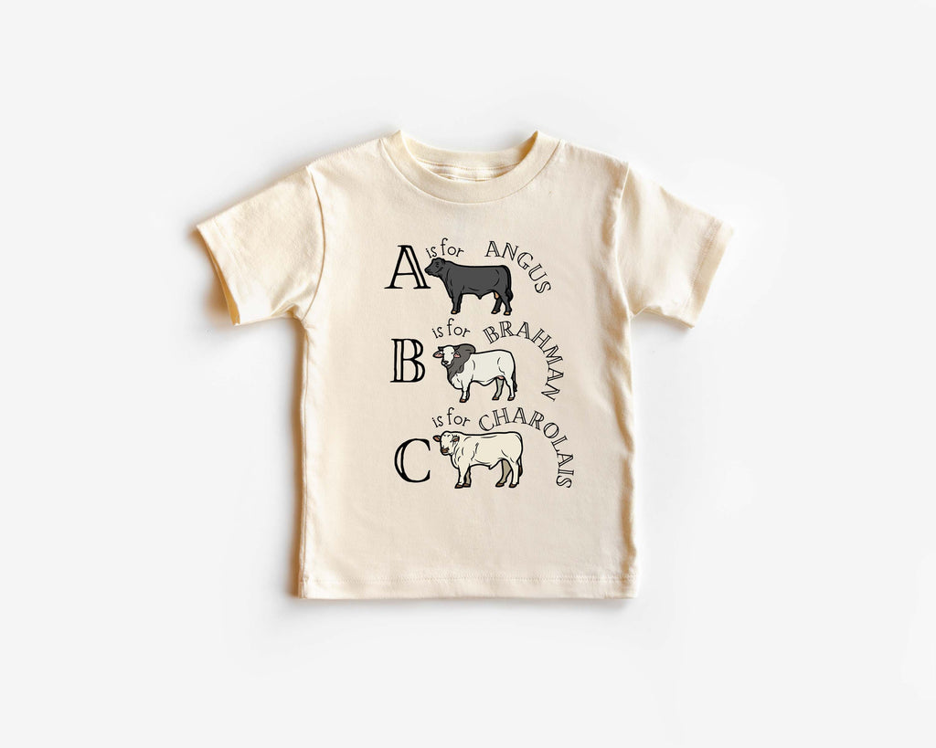 Abc Cow Breeds - Adult & Kids T-Shirts, Sweatshirts & Hoodies apparel design preview 1