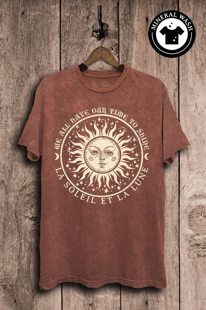 La Soleil Et Lune Graphic Top - Adult & Kids T-Shirts, Sweatshirts & Hoodies apparel design preview 1
