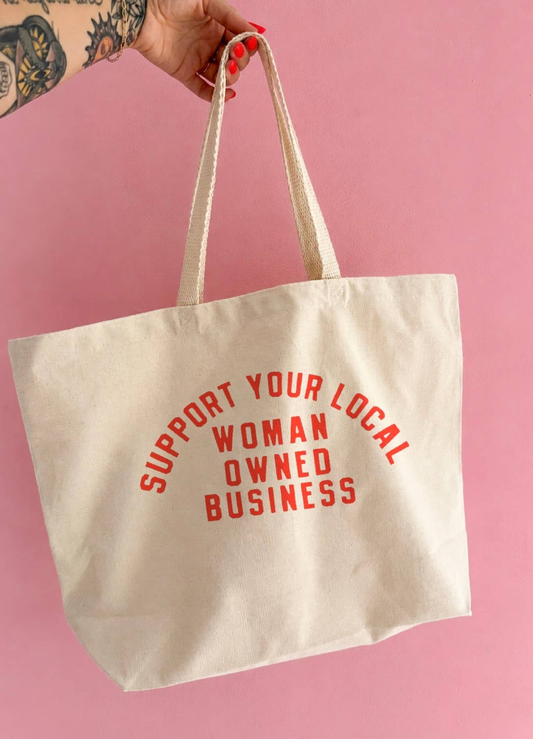 Support Your Local Woman Owned Business Tote - Adult & Kids T-Shirts, Sweatshirts & Hoodies apparel design preview 1