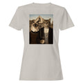 American Gothic Cat Women's Ice Grey - Adult & Kids T-Shirts, Sweatshirts & Hoodies apparel design preview 1