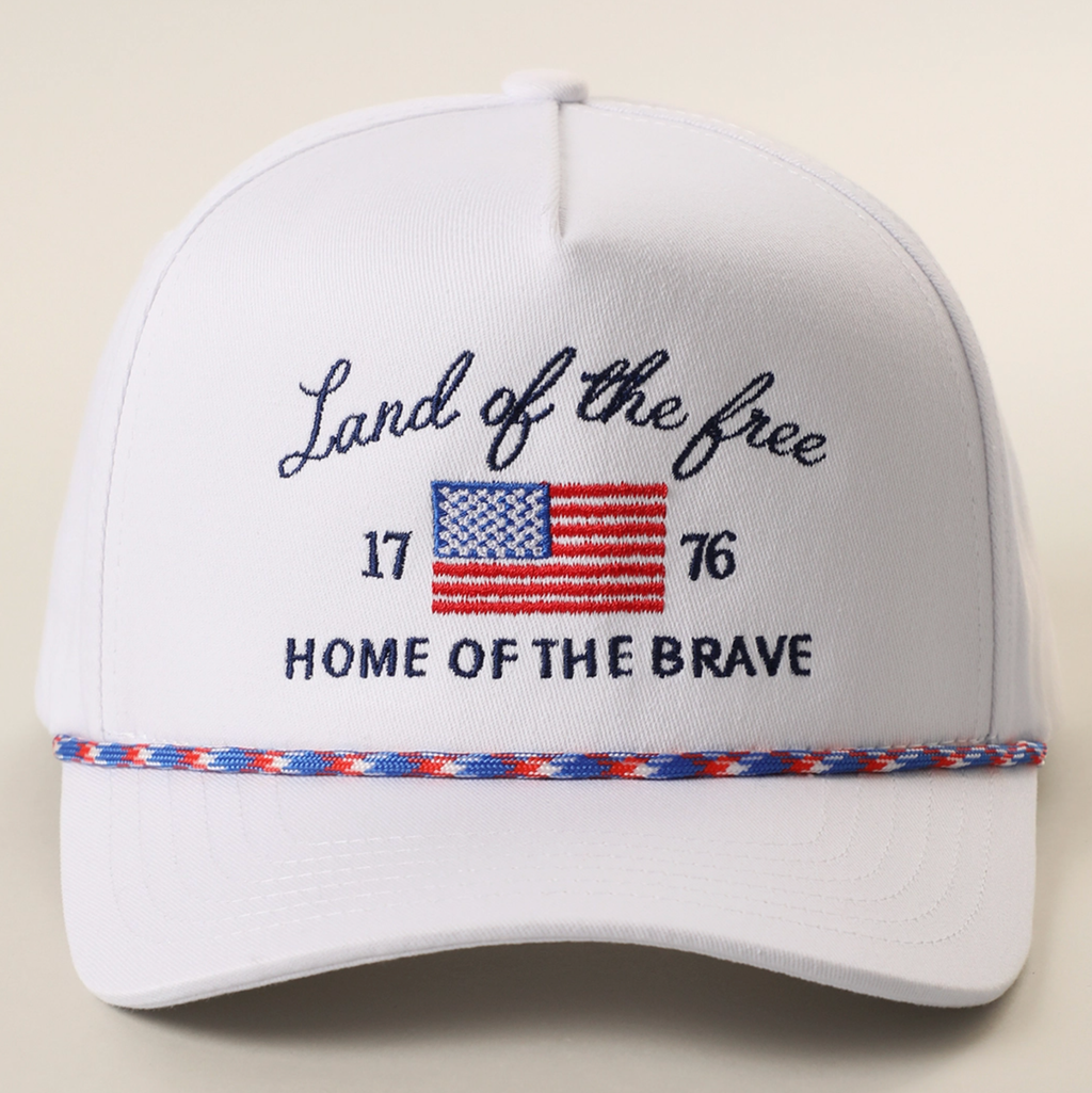 Land of the Free Hat - Adult & Kids T-Shirts, Sweatshirts & Hoodies apparel design preview 1