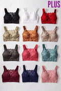 Plus Size Elegant Lace Longline Bralette - Adult & Kids T-Shirts, Sweatshirts & Hoodies apparel design preview 1