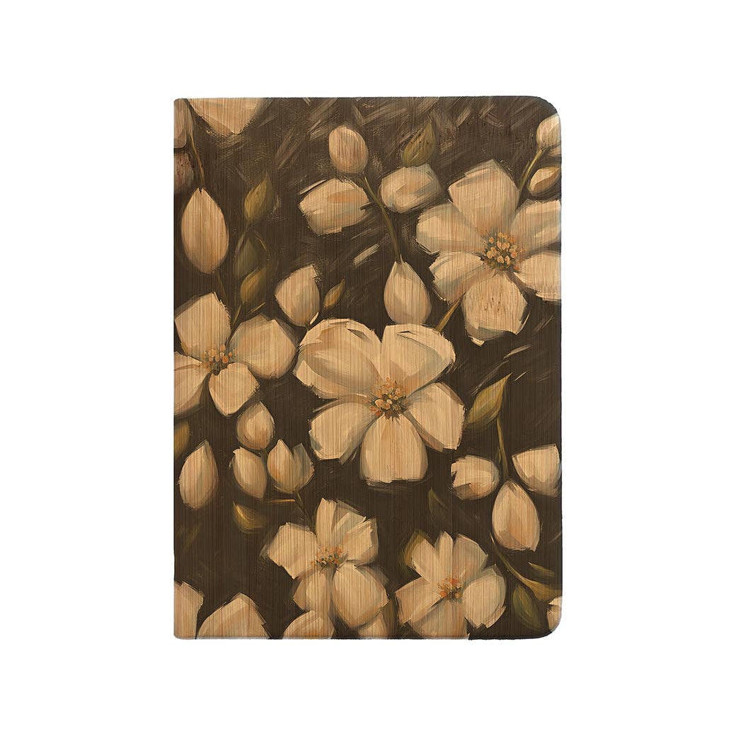 Magnolias On Black Journal - Adult & Kids T-Shirts, Sweatshirts & Hoodies apparel design preview 1