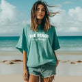 The Beach Is My Therapy Blue Lagoon - Adult & Kids T-Shirts, Sweatshirts & Hoodies apparel design preview 1