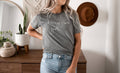 Small Town Girl Grey Western Everyday Graphic - Adult & Kids T-Shirts, Sweatshirts & Hoodies apparel design preview 1
