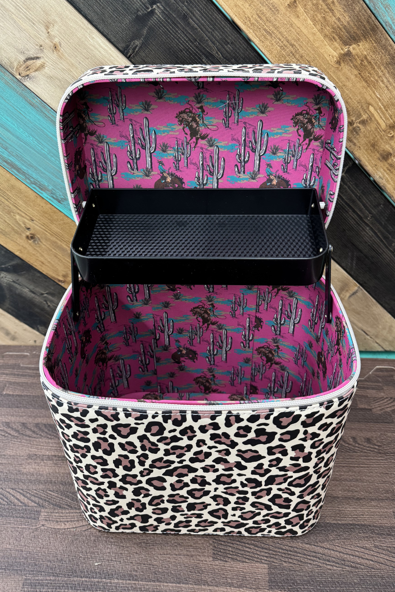 Leopard Outlaw Makeup Box - Adult & Kids T-Shirts, Sweatshirts & Hoodies apparel design preview 1