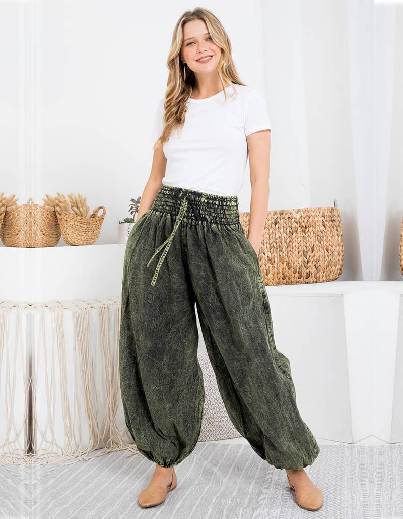 Stone Washed Harem Pant (KT-1314) - Adult & Kids T-Shirts, Sweatshirts & Hoodies apparel design preview 1