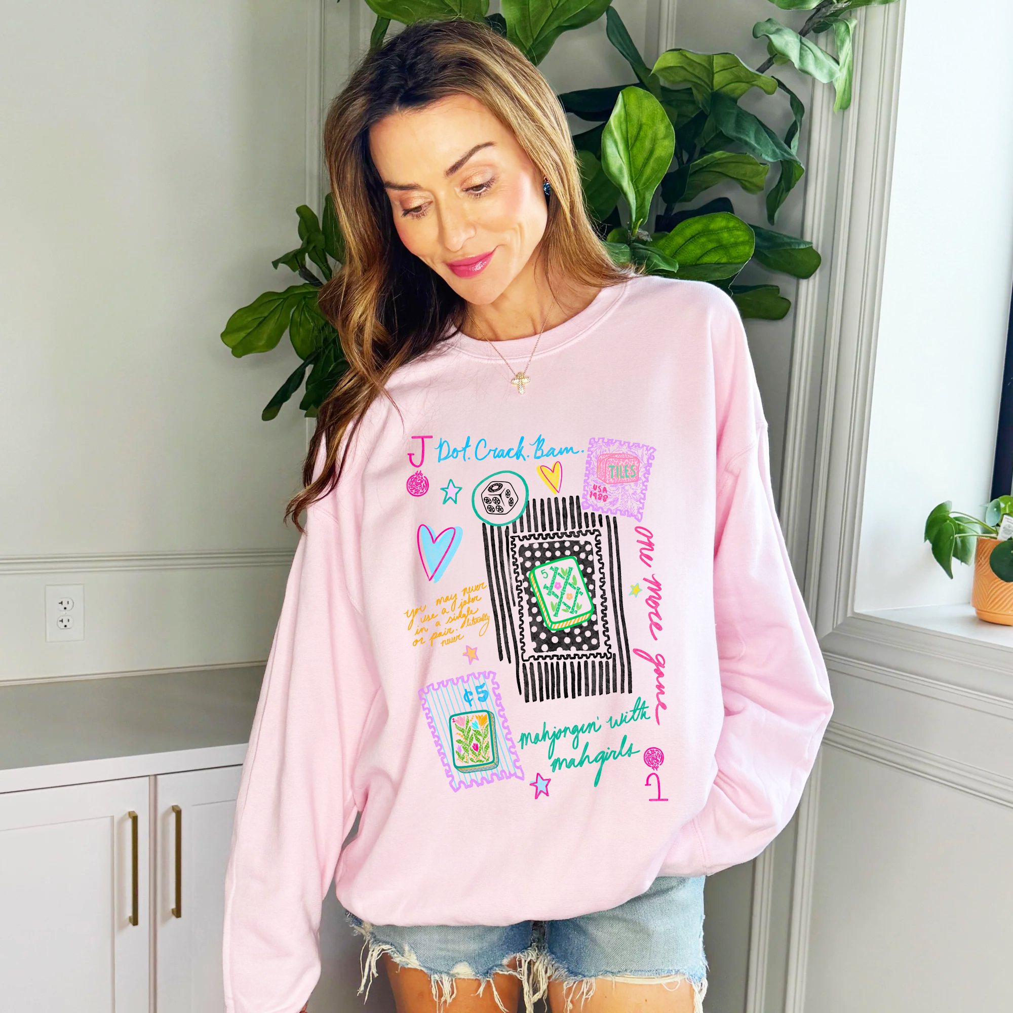 Mahjong Collage - Adult & Kids T-Shirts, Sweatshirts & Hoodies apparel design preview 1