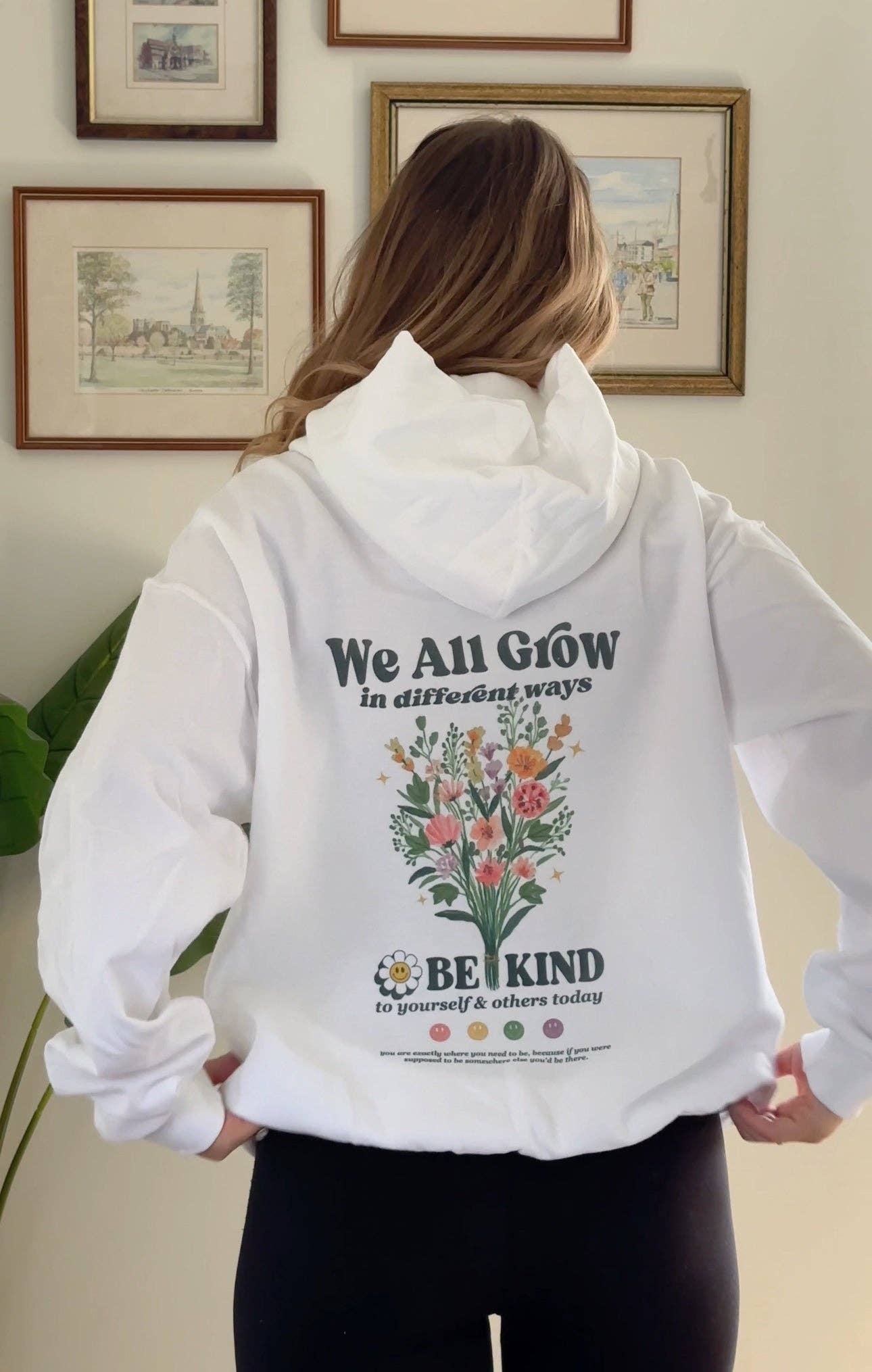 We All Grow in Different Ways White - Adult & Kids T-Shirts, Sweatshirts & Hoodies apparel design preview 1