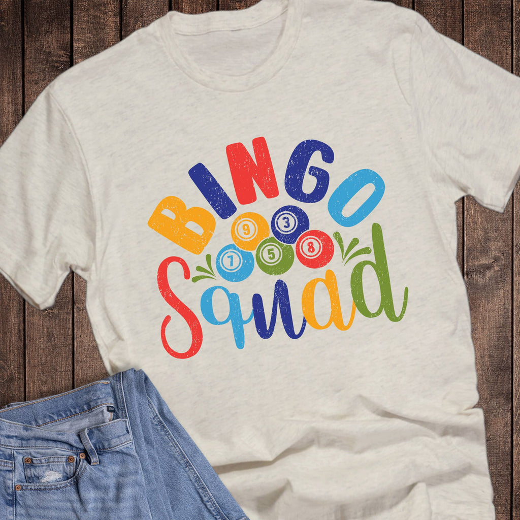 Bingo Squad Graphic - Adult & Kids T-Shirts, Sweatshirts & Hoodies apparel design preview 1