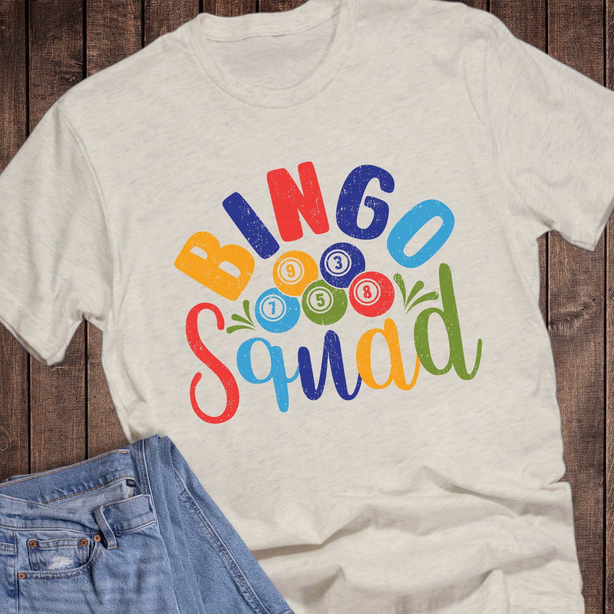 Bingo Squad Graphic - Adult & Kids T-Shirts, Sweatshirts & Hoodies apparel design preview 1