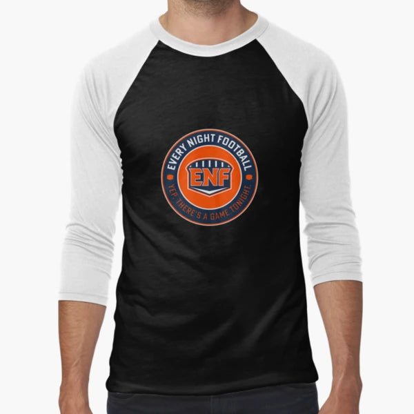 Every Night Football Circular Navy T-Shirt - Fun Novelty Design Unisex - T-Shirt, Sweatshirt, Hoodie